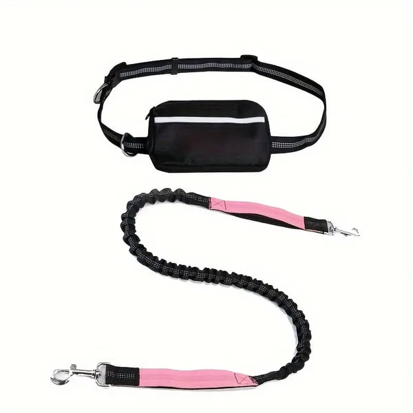 LeashEase – Zipper Pouch Running Dog Leash