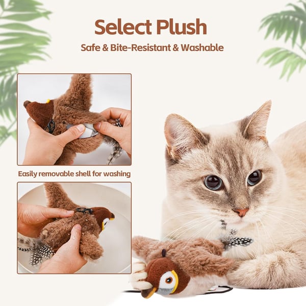 ChirpMate – Interactive Chirping Bird Cat Toy