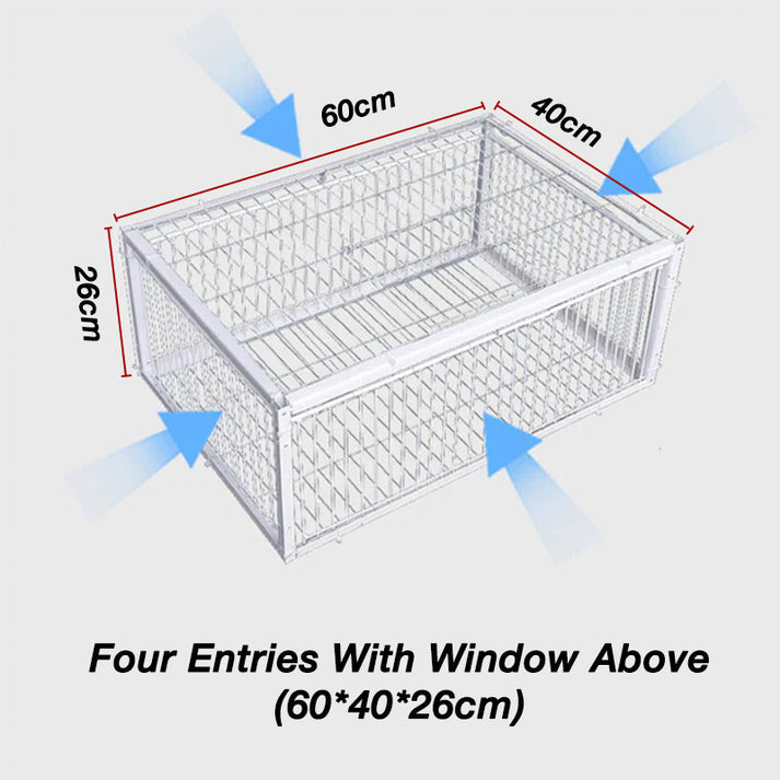 FeatherTrap – Automatic Bird Cage with Base