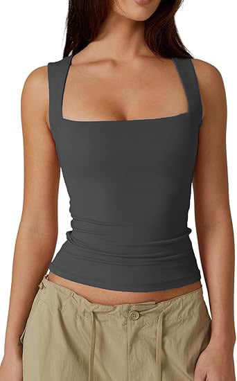 LayerLuxe - Women’s Flattering Square Neck Tank