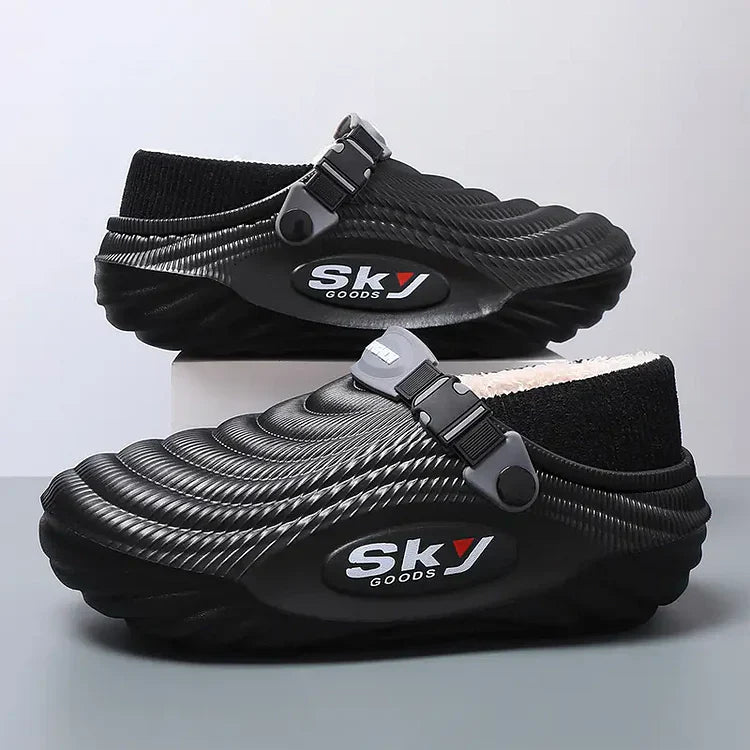 WinterWalk – Men’s Warm Cloud-Fleece Comfort Slippers