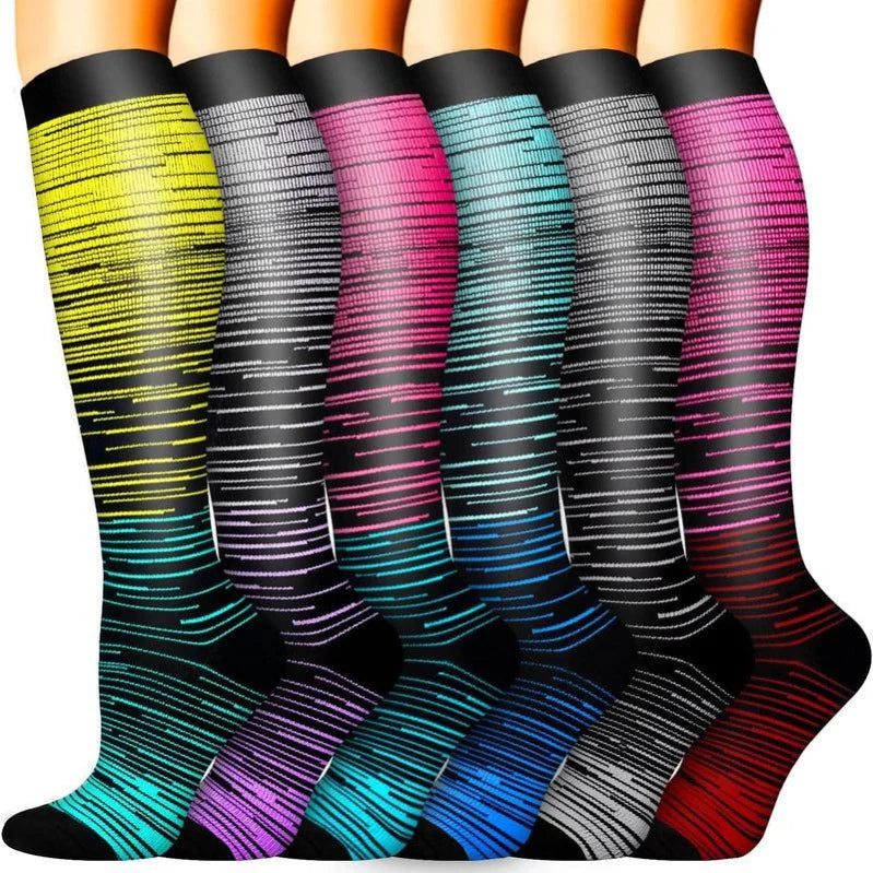 StrideBoost – Vibrant Compression Socks