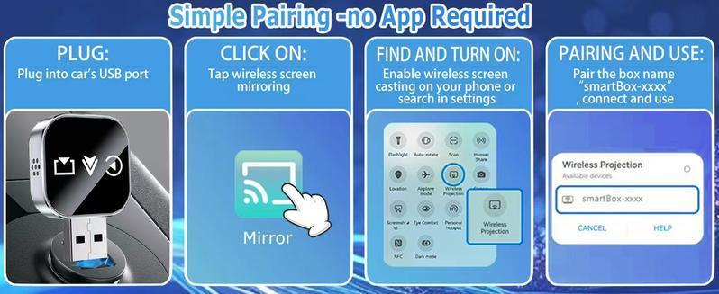 DriveSync – Wired to Wireless CarPlay Converter for iOS