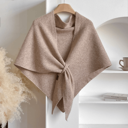 CozyAura – Wool Blend Shawl for Women