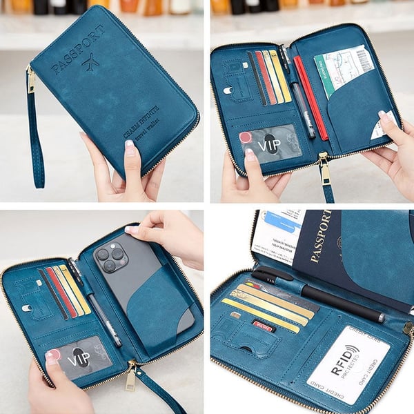 TravelGuard – RFID Multi-Functional Passport Wallet