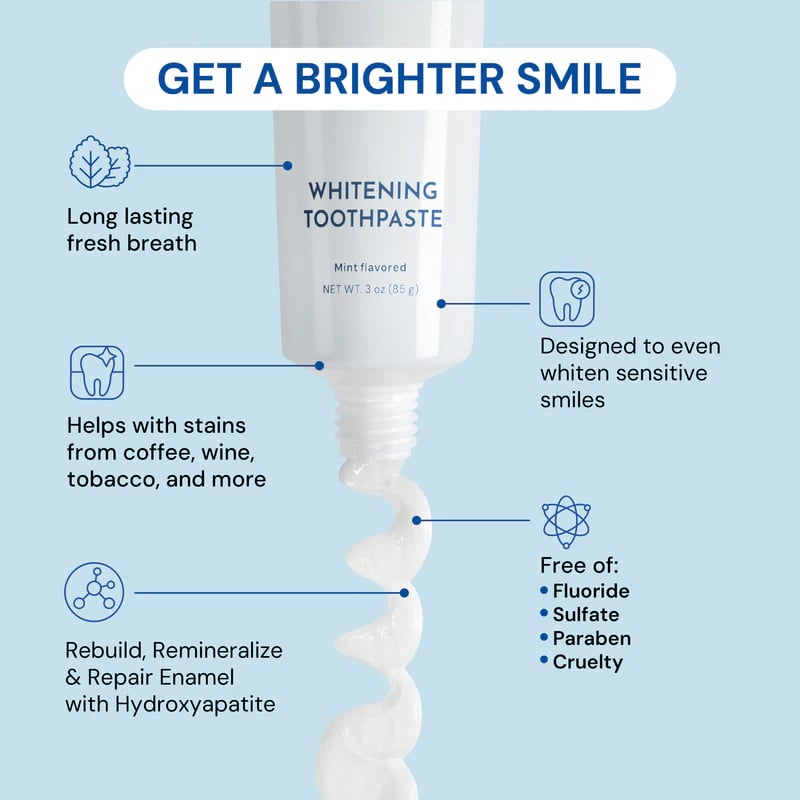 CleanMint - Fluoride-Free Whitening Toothpaste