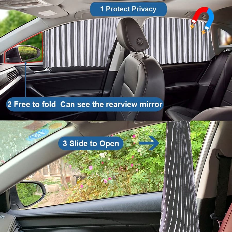 ShadeGuard – Magnetic Car Side Sunshade