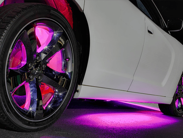 NeonSpin – LED Tire Valve Glow Lights