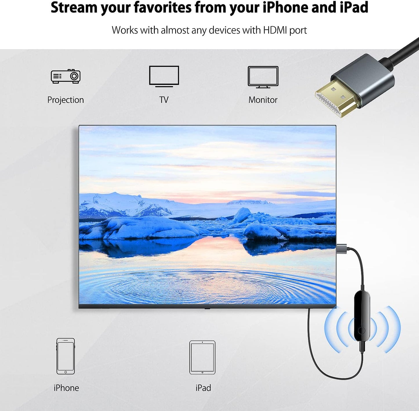 MirrorFlex - Universal 1080P Wireless HDMI Adapter