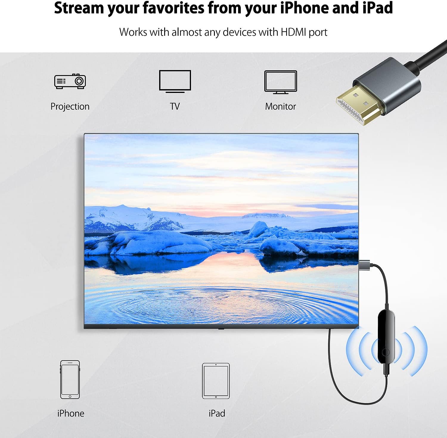MirrorFlex - Universal 1080P Wireless HDMI Adapter