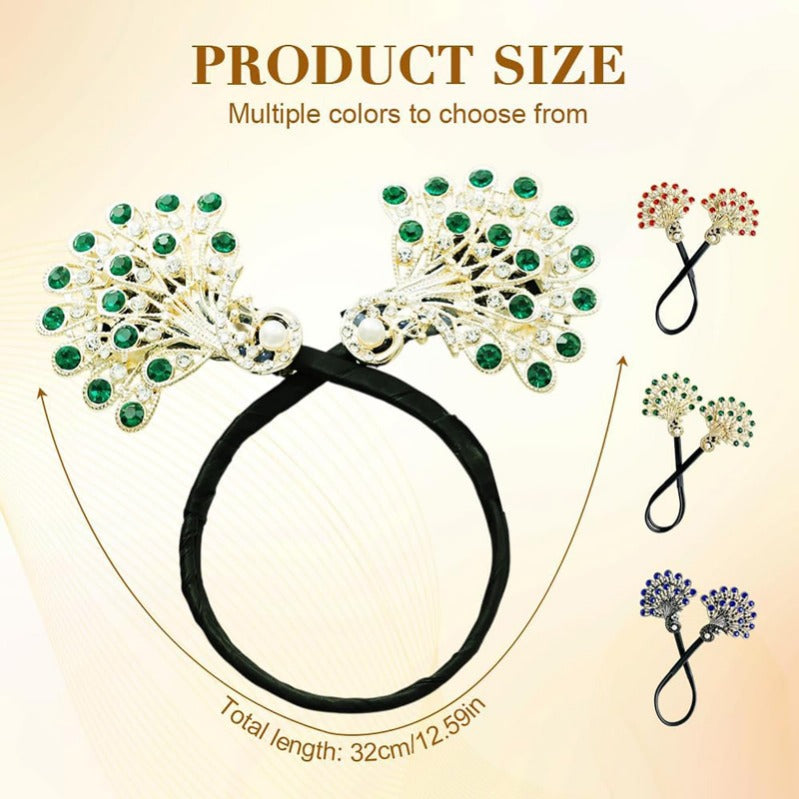 GlamHold – Vintage-Inspired Rhinestone Ponytail Hair Clip