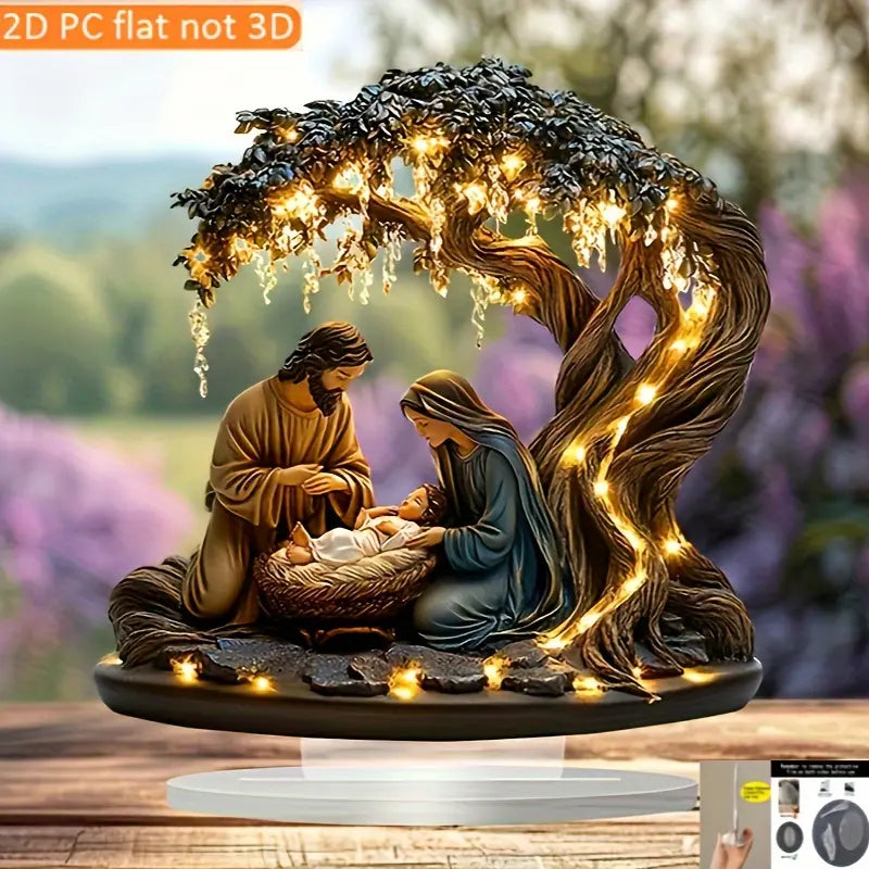 BabyNoel – Flat Christmas Scene Decor