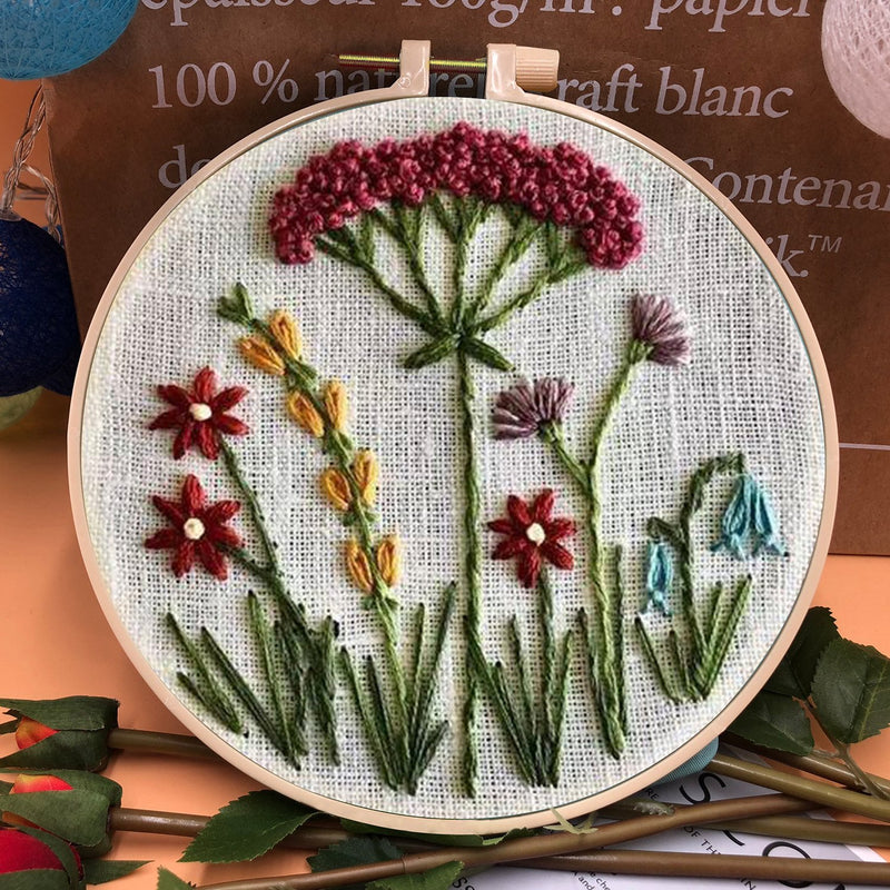 BloomStitch - Botanical Hand Embroidery Kit