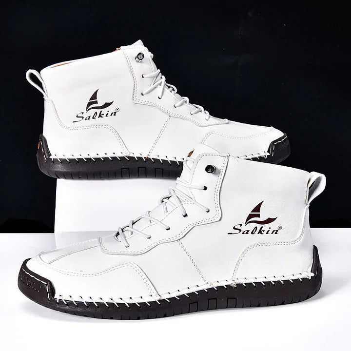 StrideRelief – Men’s Orthopedic Leather Boots