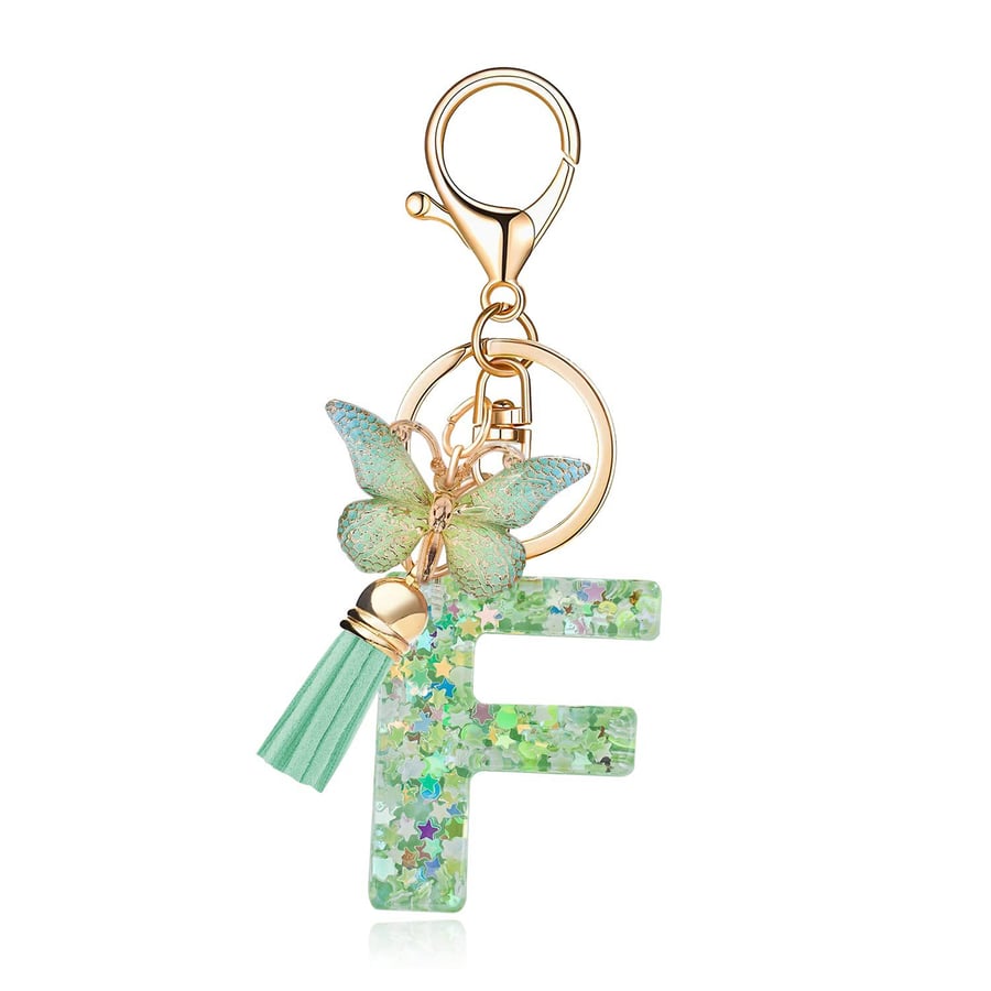 CharmKey – Personalized Initial Letter Keychain