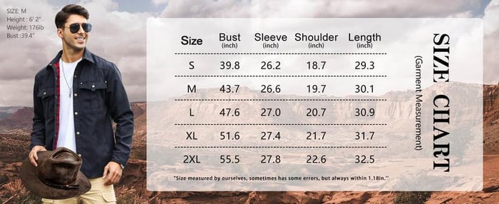 TimberWear – Men’s Flannel-Lined Shacket Jacket