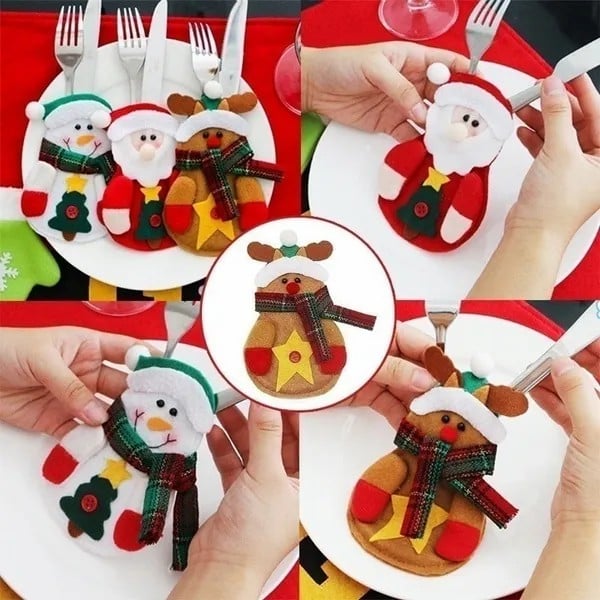 FestivePouch – Christmas Cutlery Holder Pocket