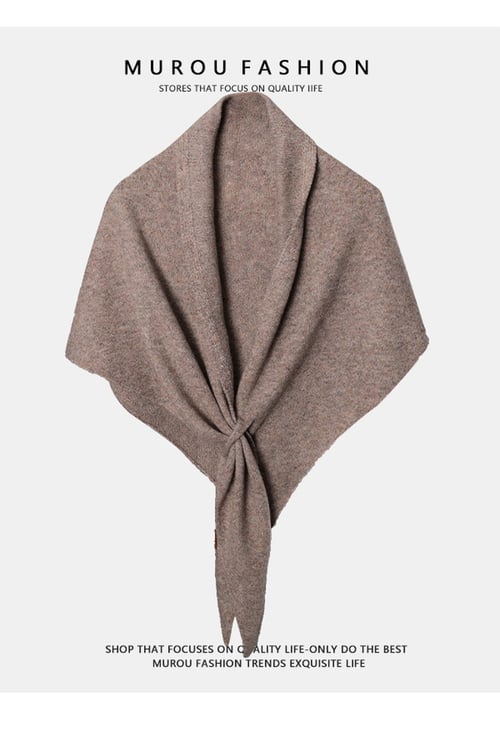CozyAura – Wool Blend Shawl for Women