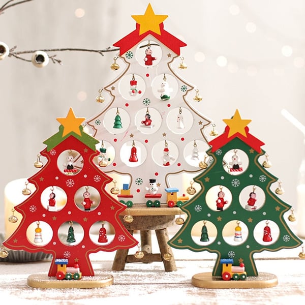 FestiveCraft – DIY Wooden Christmas Tree Decoration Set