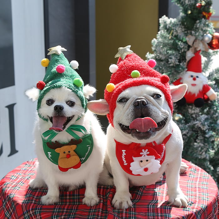 HollyTopper – Cozy Holiday Tree Hat