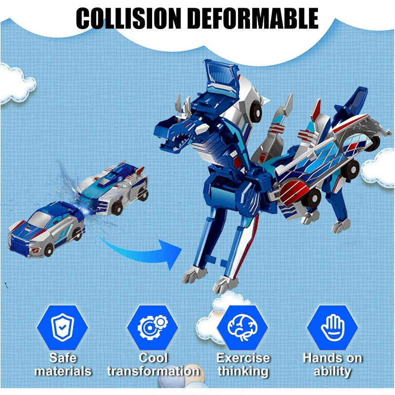 DinoRacer – 2-in-1 Transforming Race Car Toy