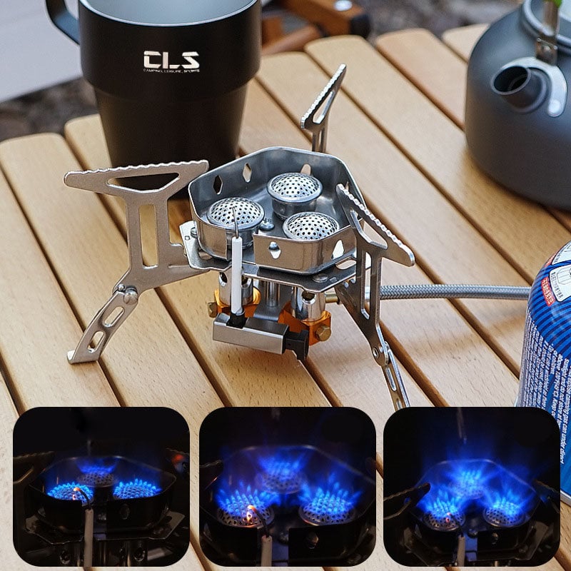 BlazeMate – Windproof Outdoor Camping Burner