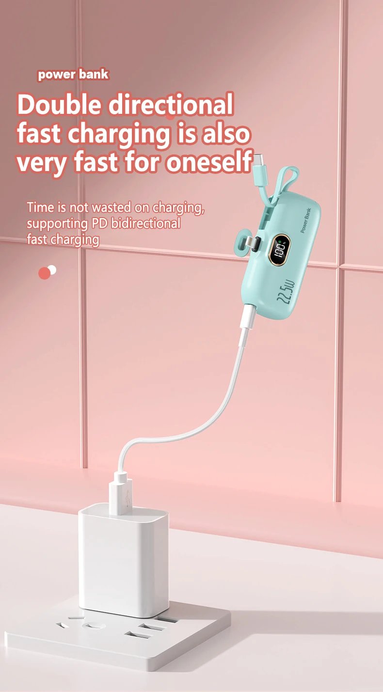 PowerPebble – Compact 5000mAh Power Bank