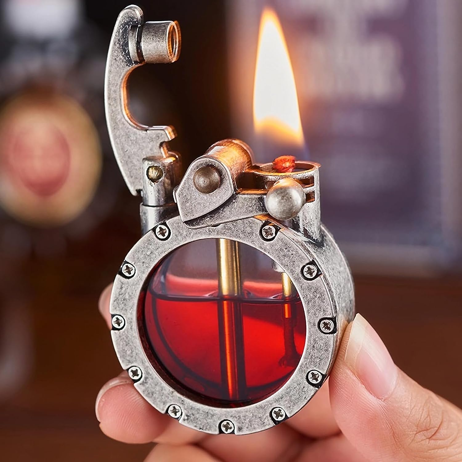 RetroIgnite – Steampunk Kerosene Lighter