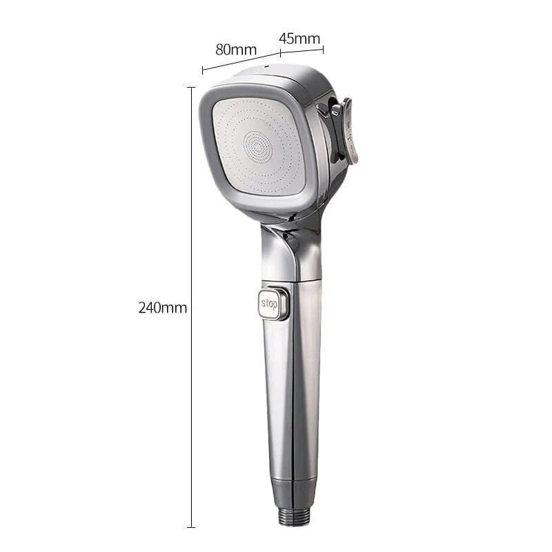 MistMode – Adjustable 4-Setting High Pressure Shower Head