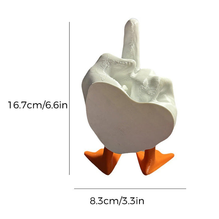 QuackOff – Middle Finger Duck Ornament