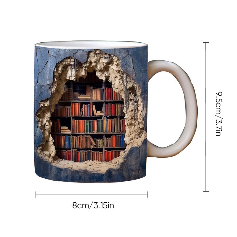 BookSip – 3D Bookshelf Mug