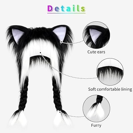 CuddlePaws - Soft Plush Winter Hat with Ear Flaps