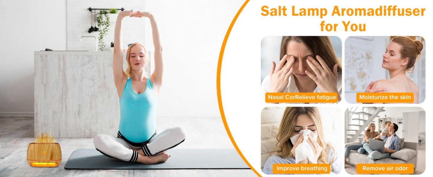 ZenGlow – 3-in-1 Himalayan Salt Diffuser