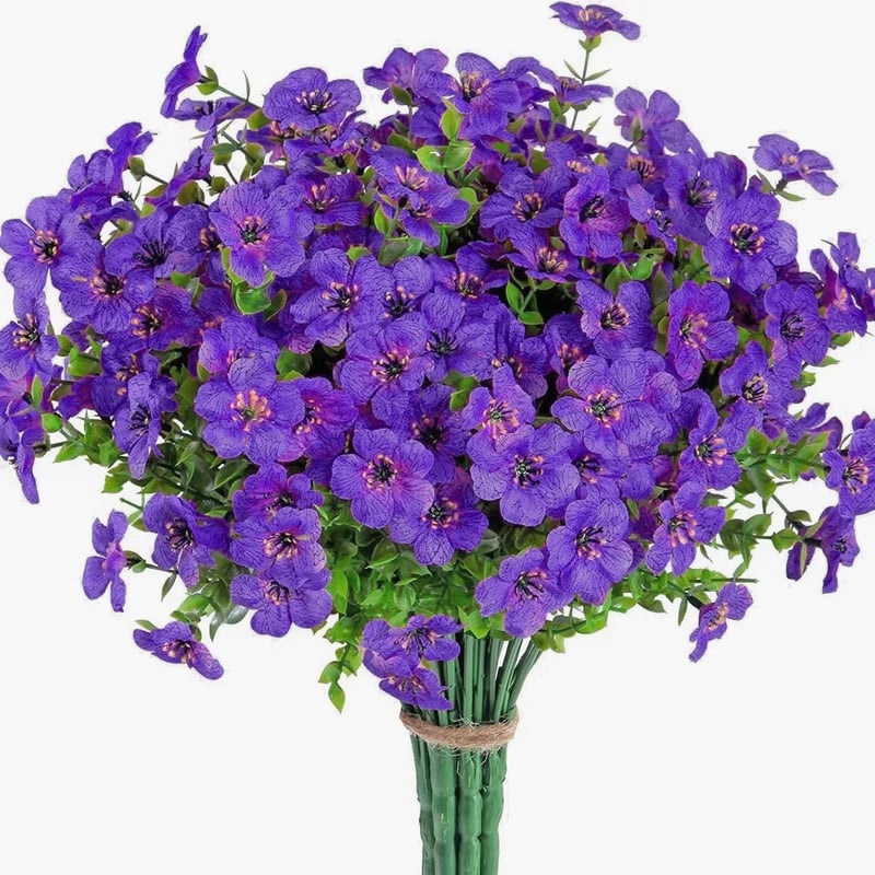 GardenGlow – Weatherproof Faux Flowers for Outdoor Beauty