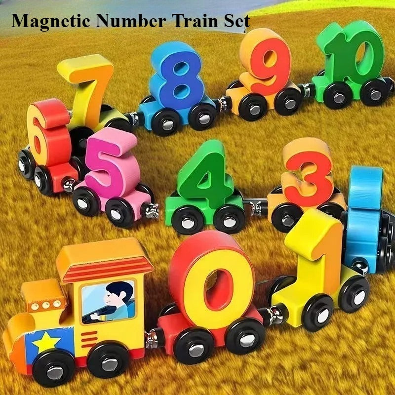 NumRail – Magnetic Number Train Set for Kids
