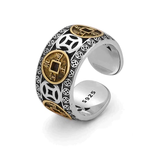 MaxLuck – Five Emperors Coins Ring