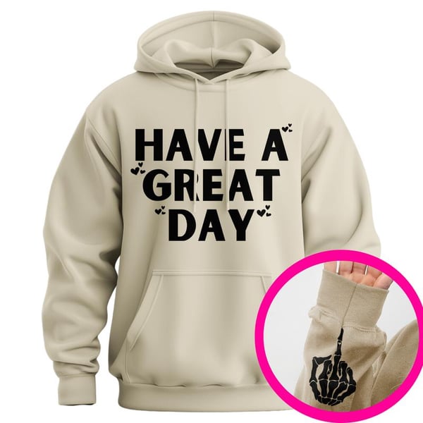 MoodFlip – Funny Graphic Middle Finger Hoodie