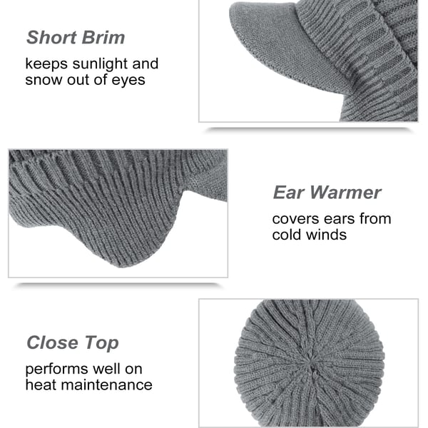 EarHug – Warm Knitted Hat with Ear Protection