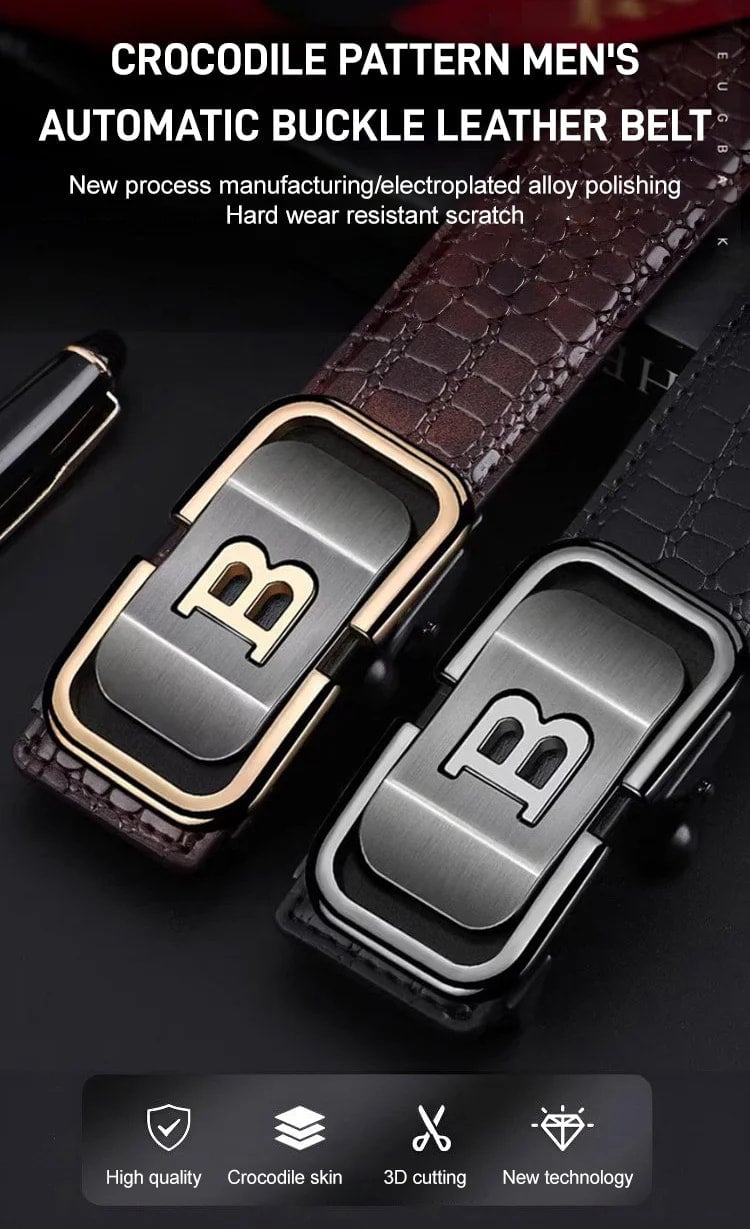 CrocElegance – Men’s Automatic Buckle Belt