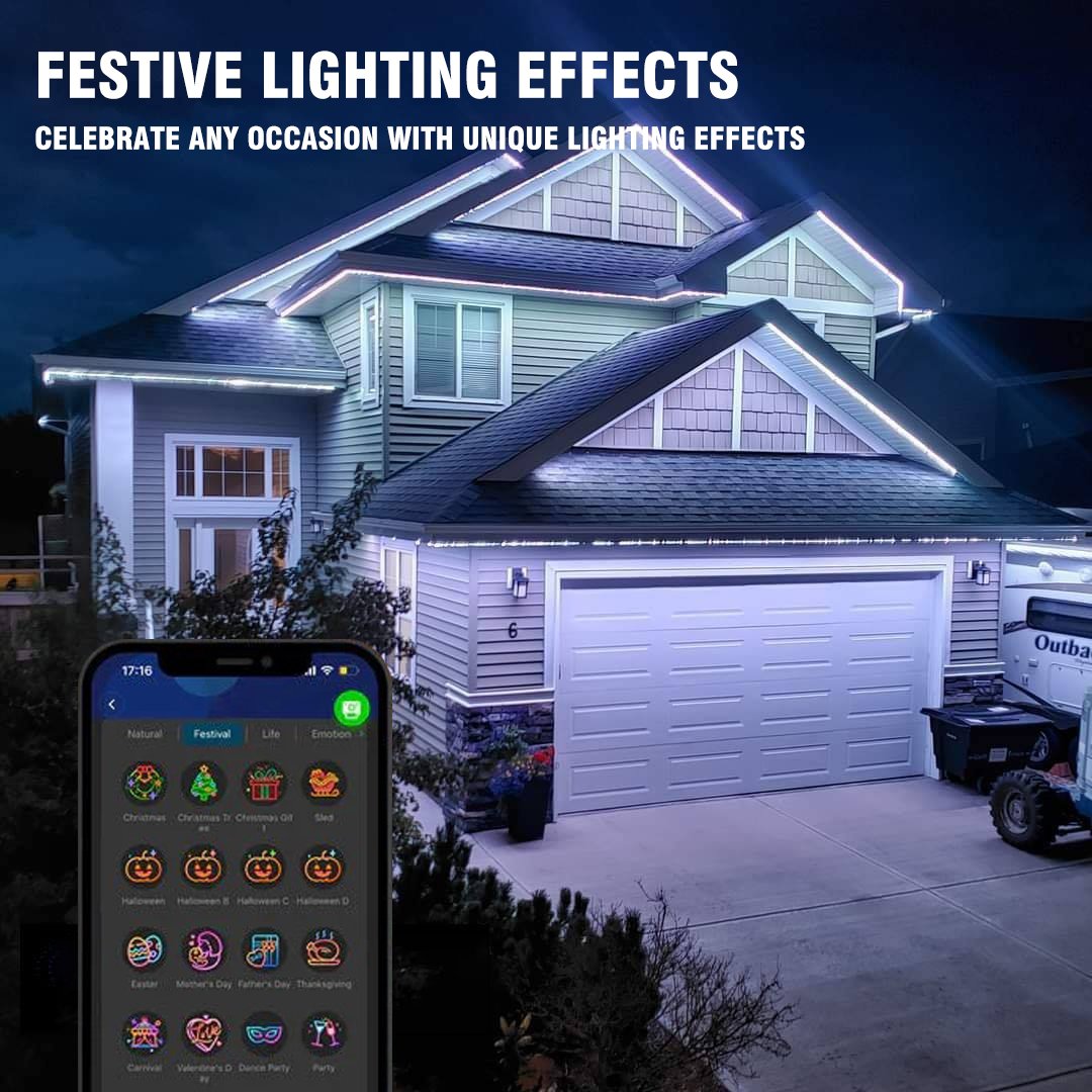 RainbowGlow – Smart Outdoor LED Light