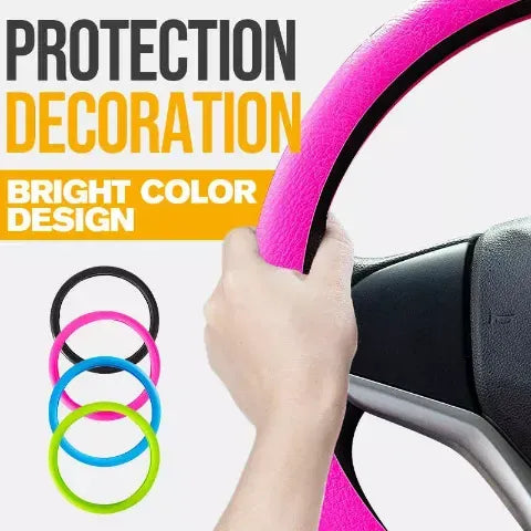 DriveEase – Soft Touch Silicone Steering Cover