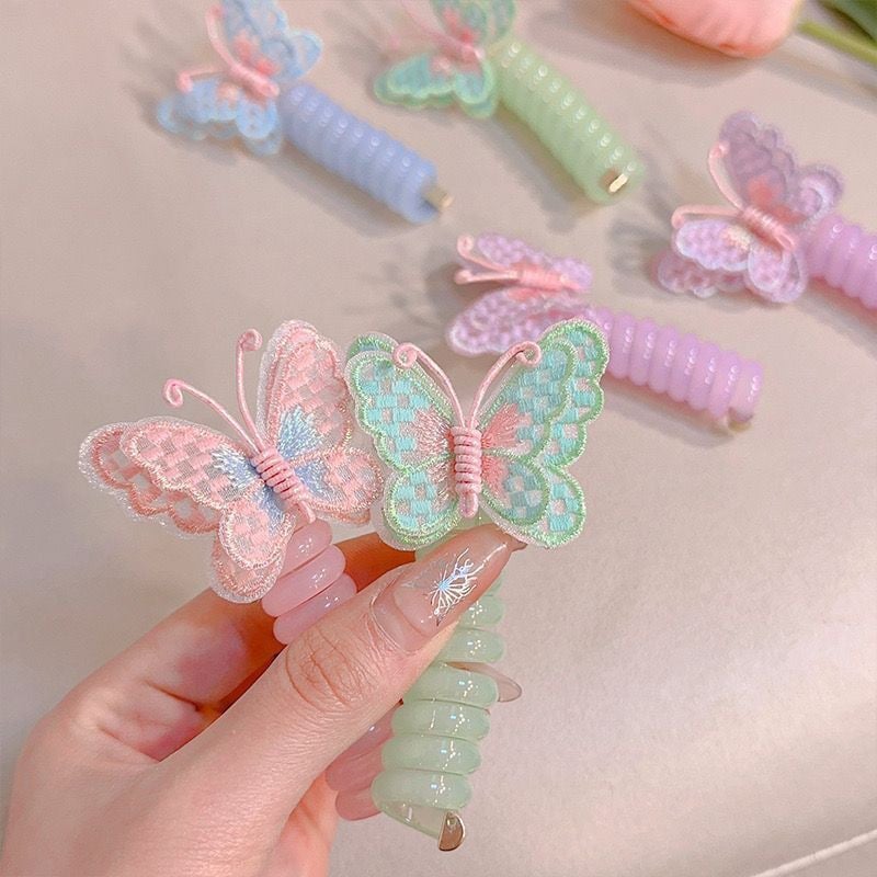 TwistFlora – Butterfly Coil Hair Bands