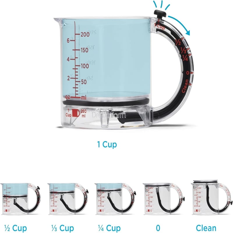 MeasureMate | 4-in-1 Adjustable Cup