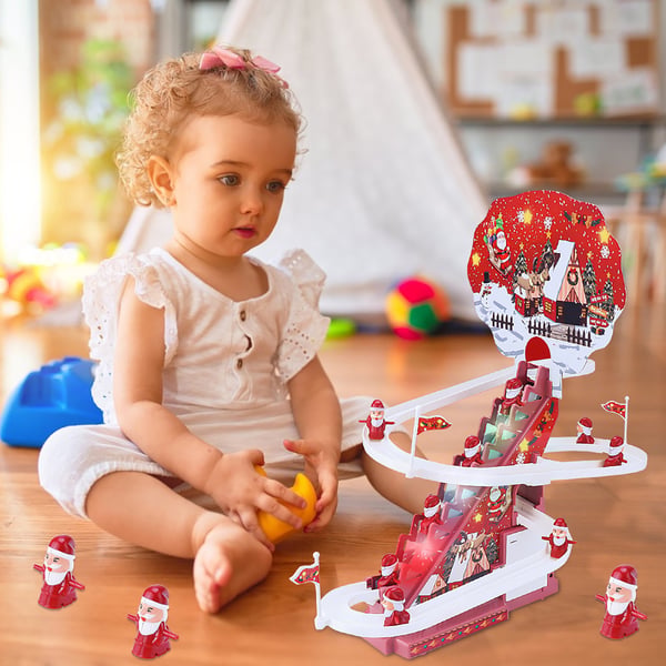 FestiveRide – Electric Santa Sliding Track Toy