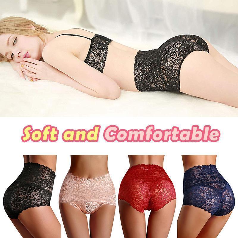 ChicContour - Breathable High-Waist Lace Briefs