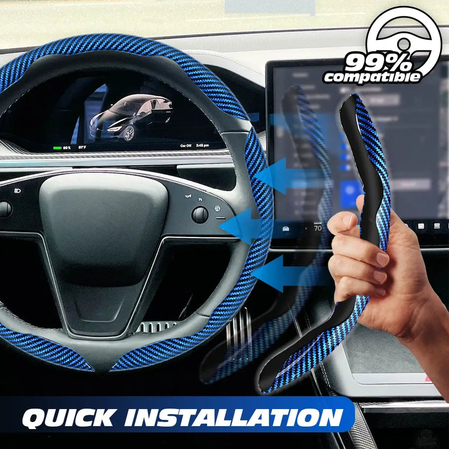 CarbonCommand - Premium Silicone Steering Cover