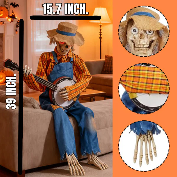 BanjoBones – Animated Musical Skeleton Figurine