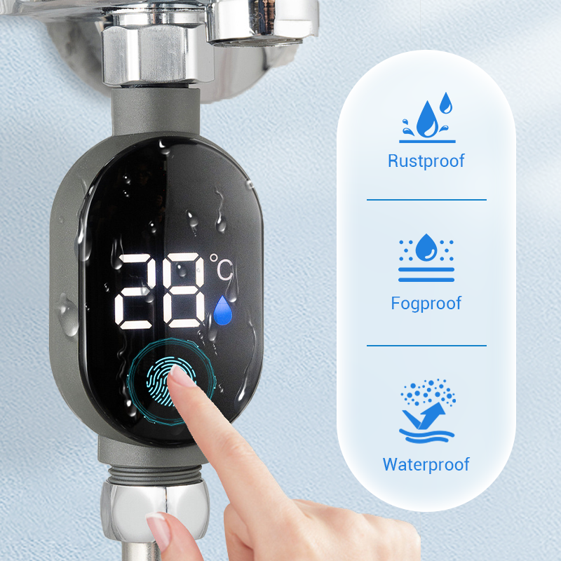 ThermoFlow – Waterproof Shower Thermometer with Real-Time Temperature