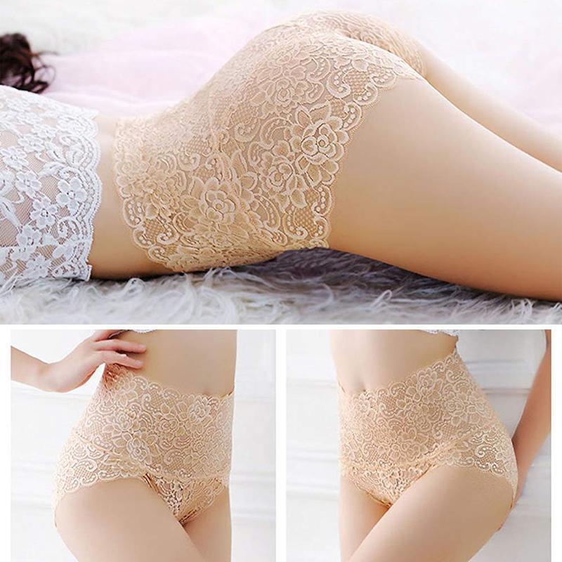 ChicContour - Breathable High-Waist Lace Briefs