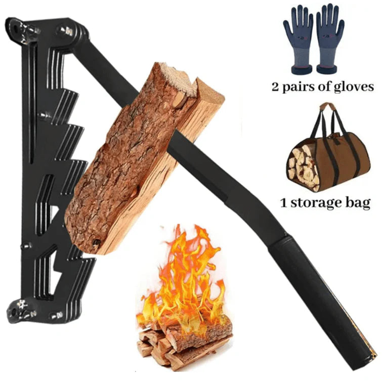 WoodMaster – Wall Mounted Firewood & Kindling Splitter